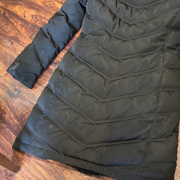 Calvin Klein Black Puffer Jacket with Faux Fur Trim - Picture 7 of 7